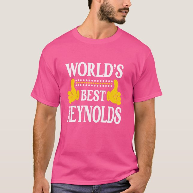 Camiseta Reynolds Apellido Equipo Familia Apellido Mundo de (Anverso)