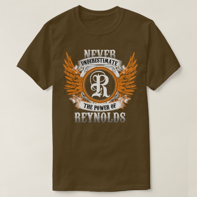 Camiseta Reynolds Name Shirt Nunca Subestima El Poder (Diseño del anverso)