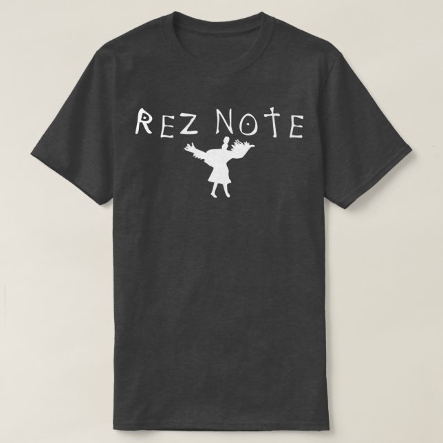 Camiseta Rez Note Powwow Native American Design  (Diseño del anverso)