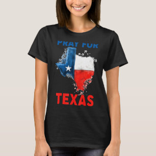 Camiseta Reza Para Que Las Bless De Texas Esten En Soporte 