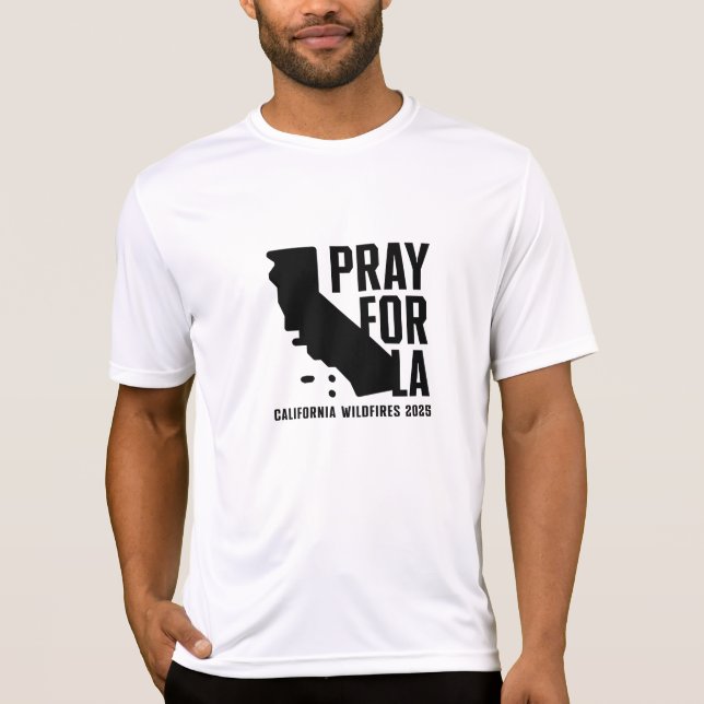 Camiseta Reza por el incendio de LA California 2025 (Anverso)