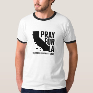 Camiseta Reza por LA California incendio forestal 2025 Tono