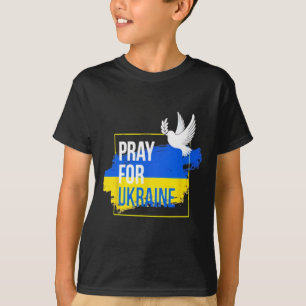 Camiseta Reza Por La Paz De Ucrania Paloma Hombres Mujeres