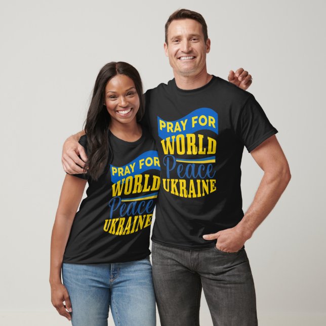 Camiseta Reza por la paz mundial - Declaración de Ucrania (Unisexo)