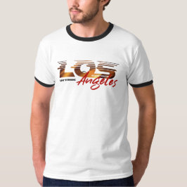 Camiseta Reza por Los Ángeles | Men Ringer
