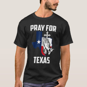 Camiseta Reza Por Texas Sin Disparos Ni Armas Protege A Los