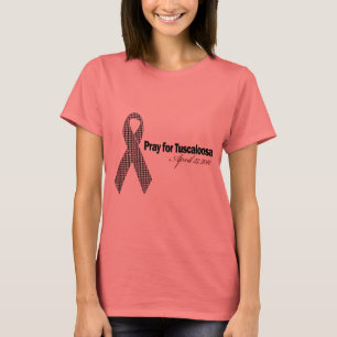 Camiseta Reza Por Tuscaloosa Alabama (Houndstooth)