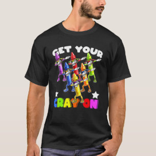 Camiseta Reza Tu Grito Sobre Los Crayones Volviendo Al Cole
