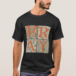 Camiseta Reza Wildflower Cristiano Jesús Otoño Caída Gracia