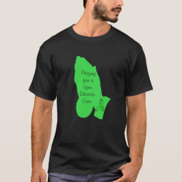 Camiseta Rezando por una cura para la enfermedad de Lyme