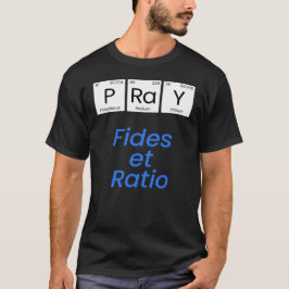 Camiseta Rezar: Fides y proporción