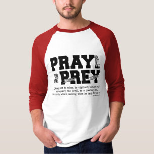 Camiseta Rezar o ser presa