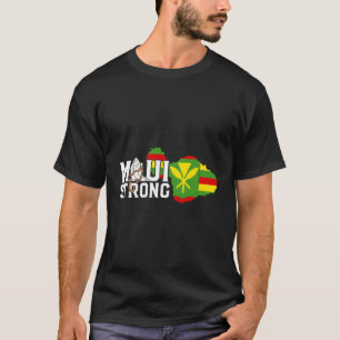 Camiseta Rezar por el fuerte apoyo Maui Hawaii a Maui contr