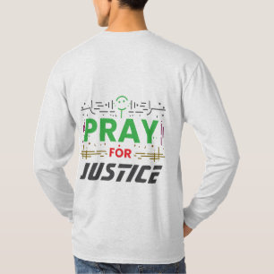 Camiseta Rezar por la justicia