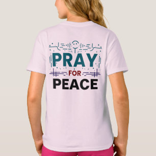 Camiseta Rezar por la paz