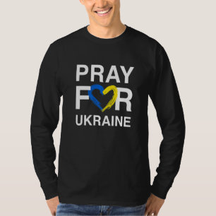 Camiseta Rezar por la paz mundial de Ucrania
