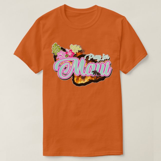 Camiseta Rezar por Maui (Diseño del anverso)