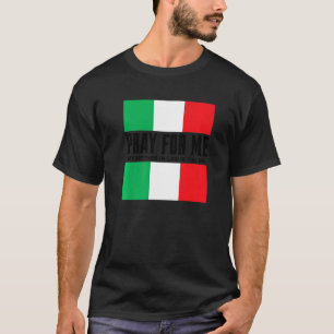 Camiseta Rezar por mí mi suegra es Chiste mordaz italiano