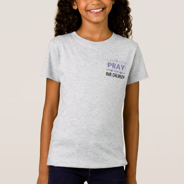 Camiseta Rezar por nuestros hijos (Anverso)