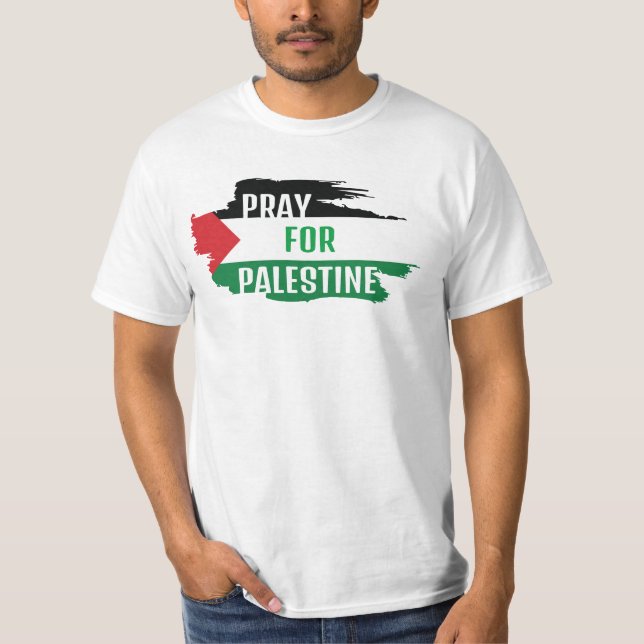 CAMISETA REZAR POR PALESTINA (Anverso)