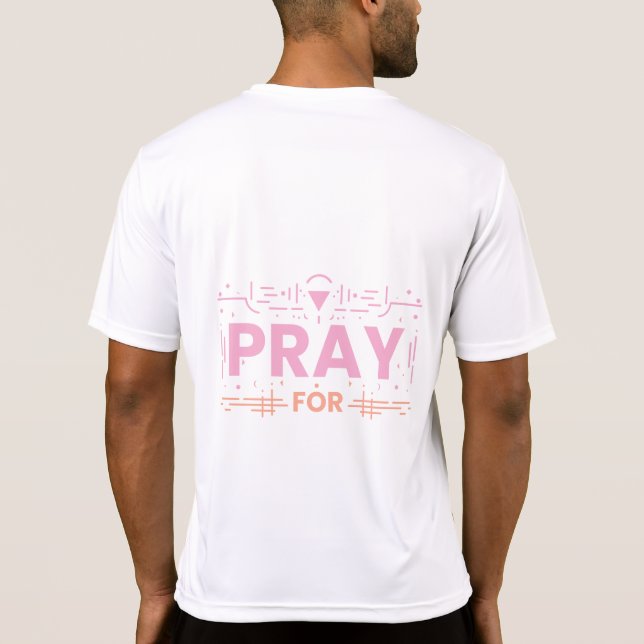 Camiseta Rezar por vidas importantes (Reverso)