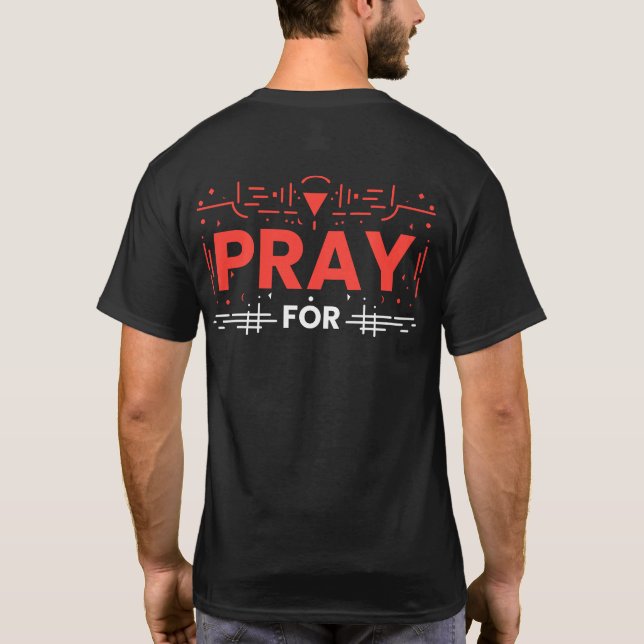 Camiseta Rezar por vidas importantes (Reverso)