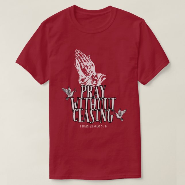 CAMISETA REZAR SIN CESAR (Diseño del anverso)
