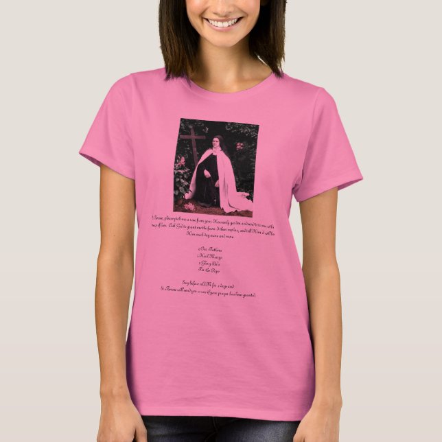 Camiseta "Rezo a St. Teresa" Teresa Hartman (Anverso)