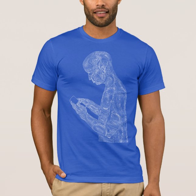 Camiseta Rezo americano (real con blanco) (Anverso)