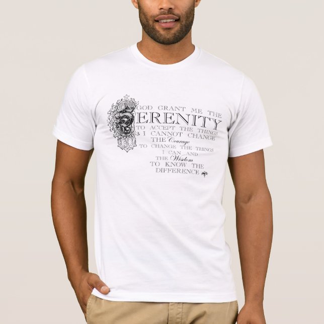 Camiseta Rezo de la serenidad (Anverso)
