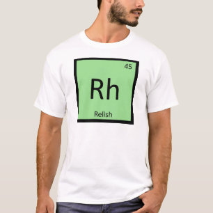 Camiseta Rh - Tabla Periódica De Química Con Condiciones Re