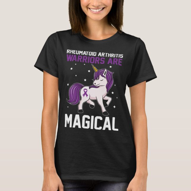 Camiseta Rheumatoid Arthritis Warriors Are Magical Awarenes (Anverso)