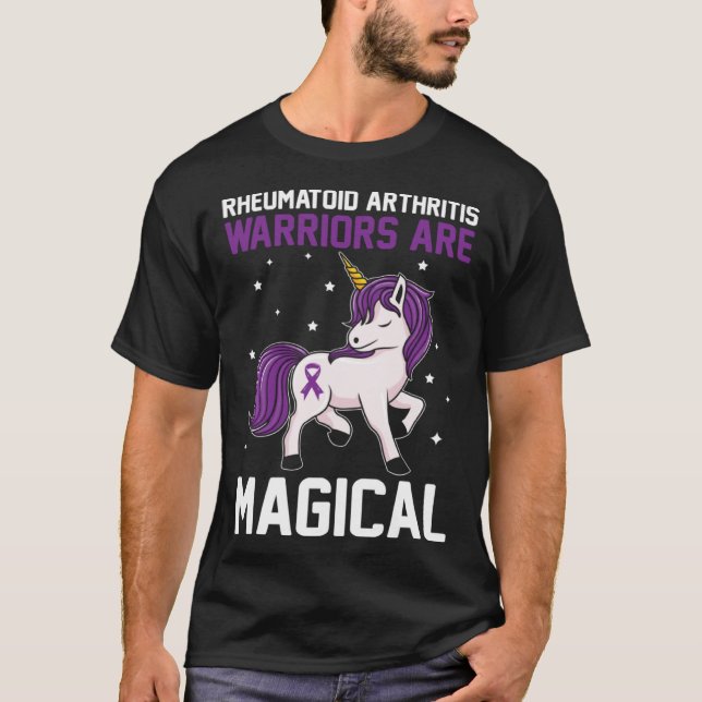 Camiseta Rheumatoid Arthritis Warriors Are Magical Awarenes (Anverso)