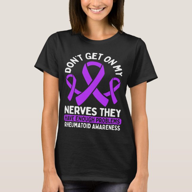 Camiseta Rheumatoid Awareness Warrior Survivor Fighter (Anverso)