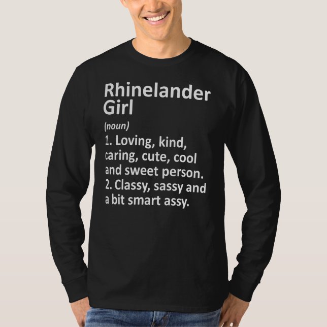 Camiseta Rhinelander Chica Wi Wisconsin Funny City Home Roo (Anverso)