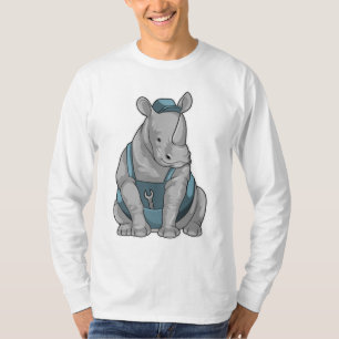Camiseta Rhino como artesano con llave