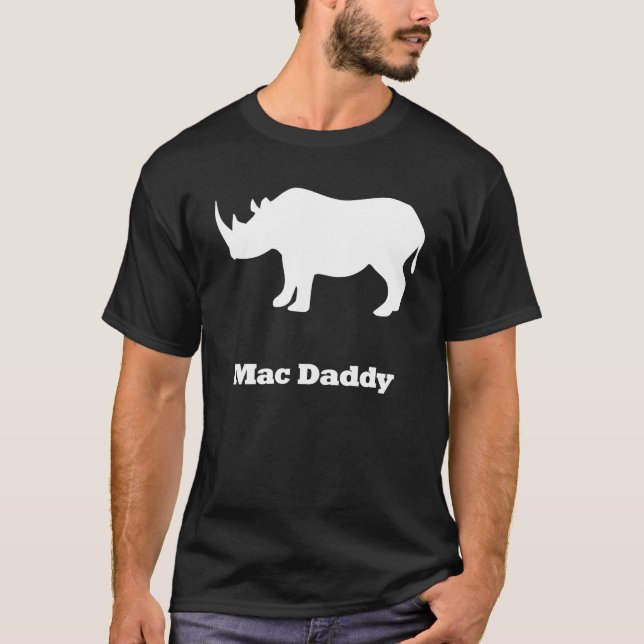 Camiseta Rhino Mac Daddy blanco (Anverso)