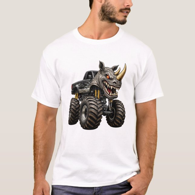 Camiseta Rhino Monster Truck Beast (Anverso)