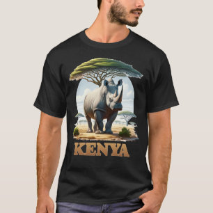 Camiseta Rhino safari de Kenia