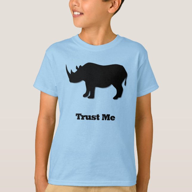 Camiseta Rhino Trust Me Black (Anverso)