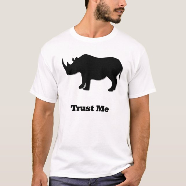 Camiseta Rhino Trust Me Black (Anverso)