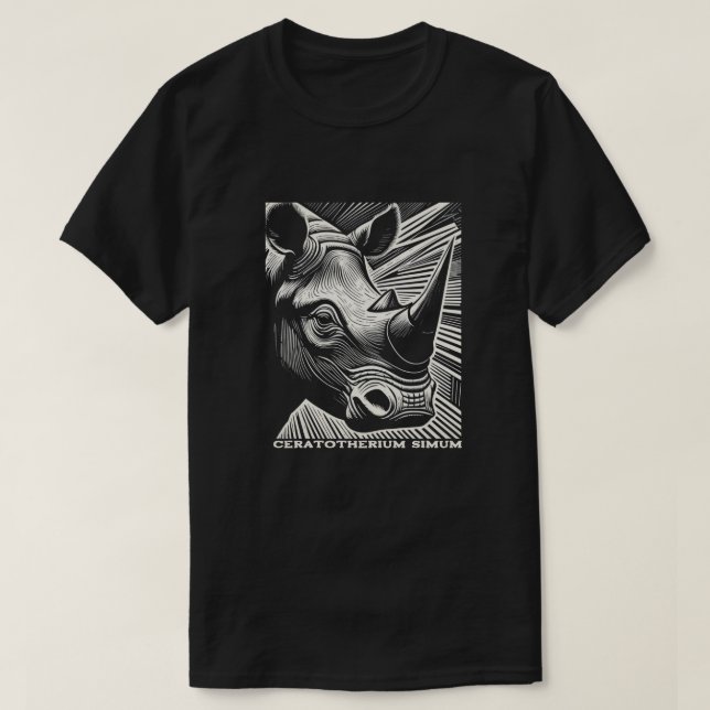 Camiseta Rhinoceros (Diseño del anverso)