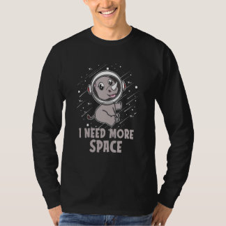 Camiseta Rhinoceros Astronaut Rhino Wildlife I Need More S