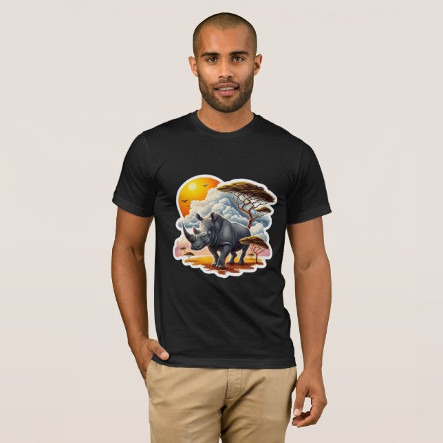 CAMISETA RHINOCEROS NEGROS 10 (Anverso completo)