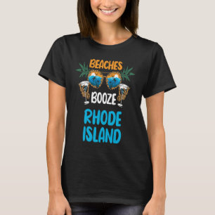 Camiseta Rhode Island Beaches Vacacional Fiesta en juego
