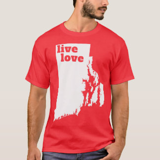 Camiseta Rhode Island Live Love Rhode Island