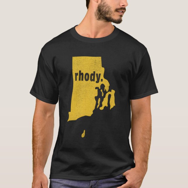 Camiseta Rhode Island Nickname Rhody (Anverso)