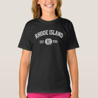 Rhode Island Retro Vintage Rhode Island Ri T-Shi