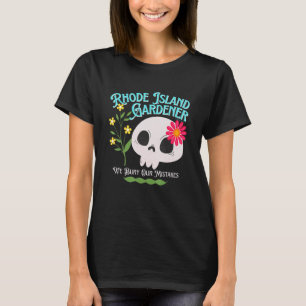 Camiseta Rhode Island Ri Estado Jardinero Rebelde Mono Crán