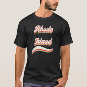 Camiseta Rhode Island State Retro Vintage
